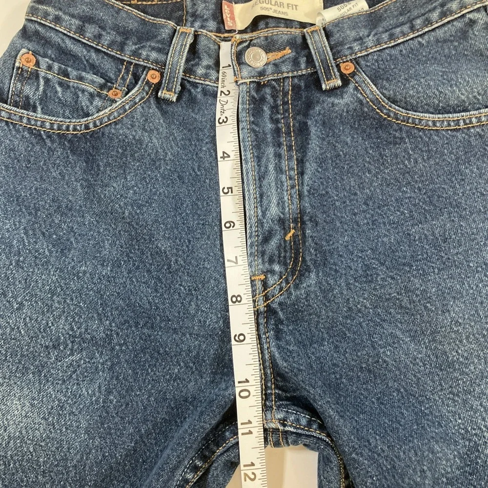 Vintage Levi's 505 Regular Fit Jeans Mens 29x32 Medium Wash Y2K